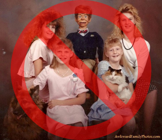 厄介な家族の写真のウェブサイトダウン