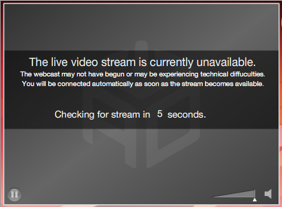 Streaming Video Error