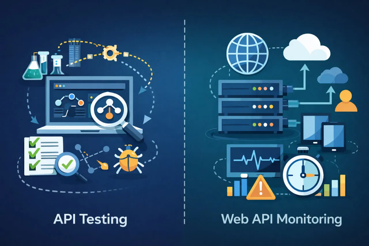 API Testing vs Web API Monitoring: Postman, Online Tools, and WebView