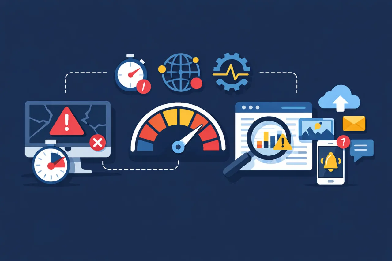 Monitoreo del rendimiento de sitios web, detección de cambios y alertas: lo que debes saber