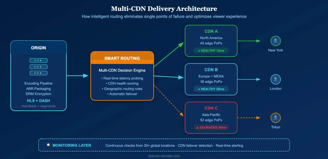 Multi-CDN Delivery Architecture