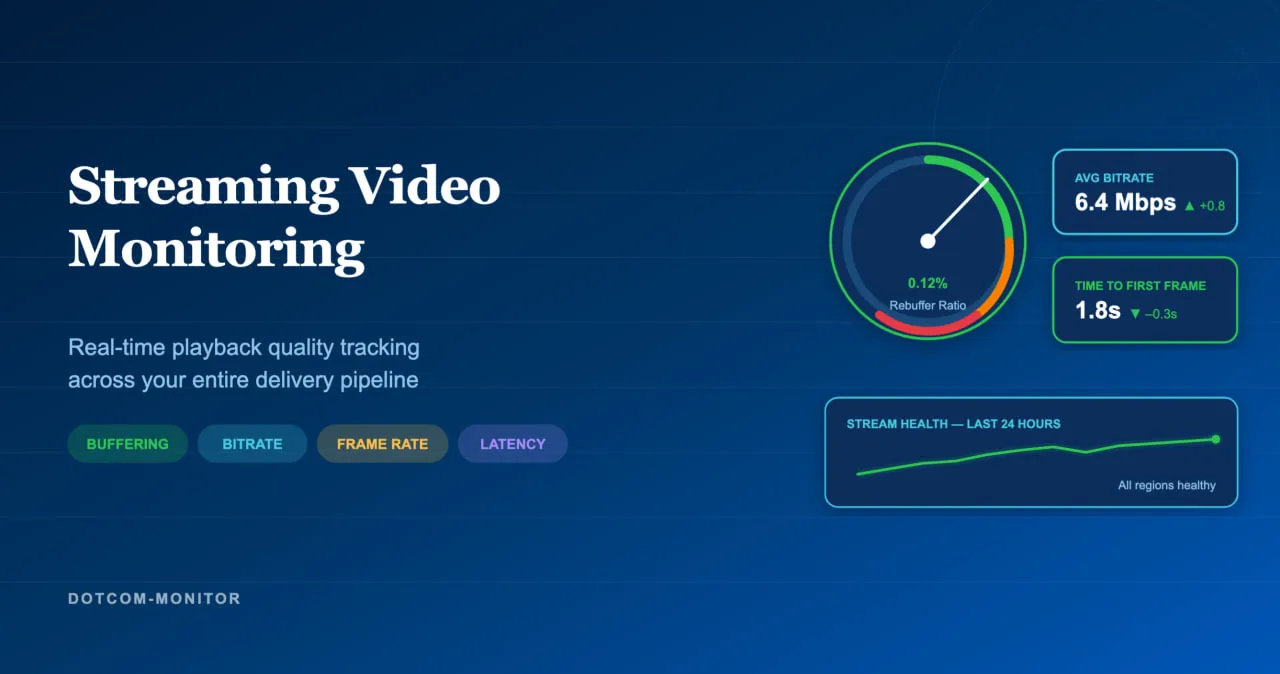 Streaming VideoMonitoring