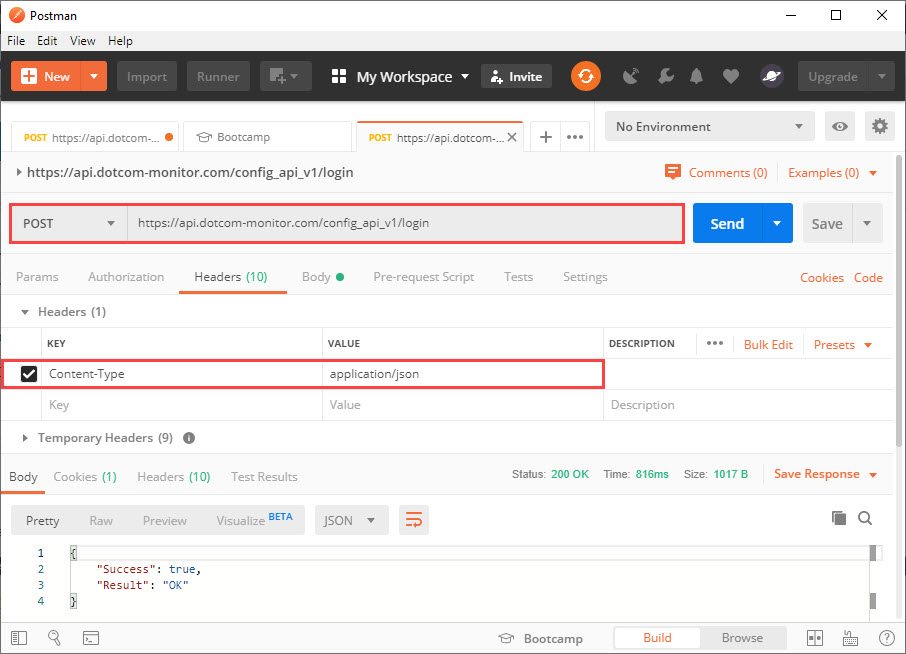 Configure Postman to use a proxy server