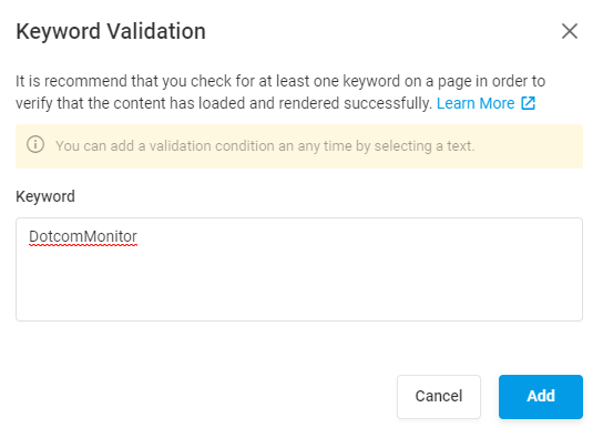 Keyword Validation YouTube