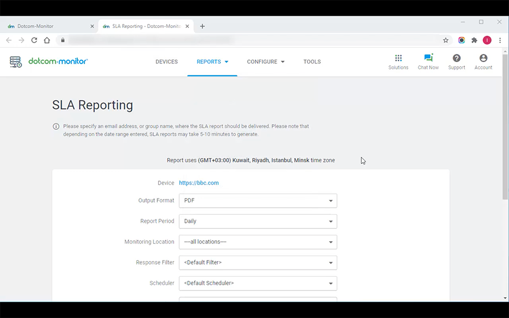 SLA Monitoring