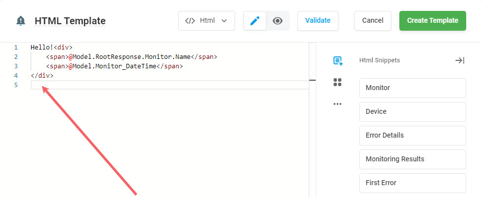 Alert Template: Setup and Configuration (Text & HTML & JSON)