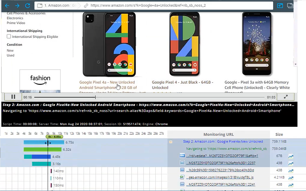 Video-Capture-Diagramme