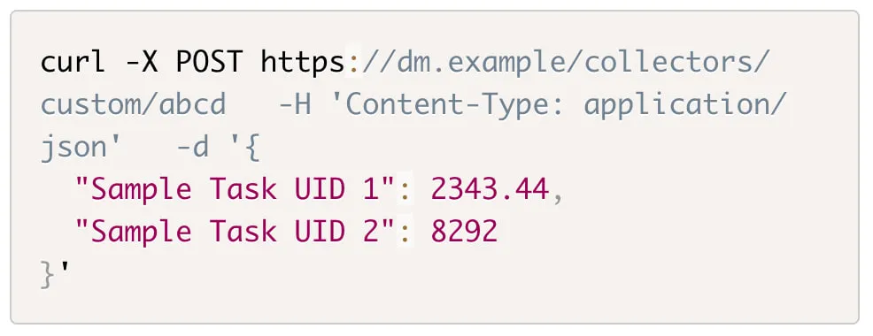 Flexible Name/Value Pair Metrics