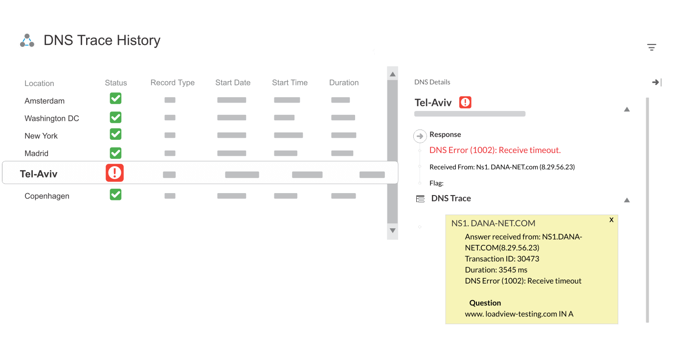 DNS Monitoring