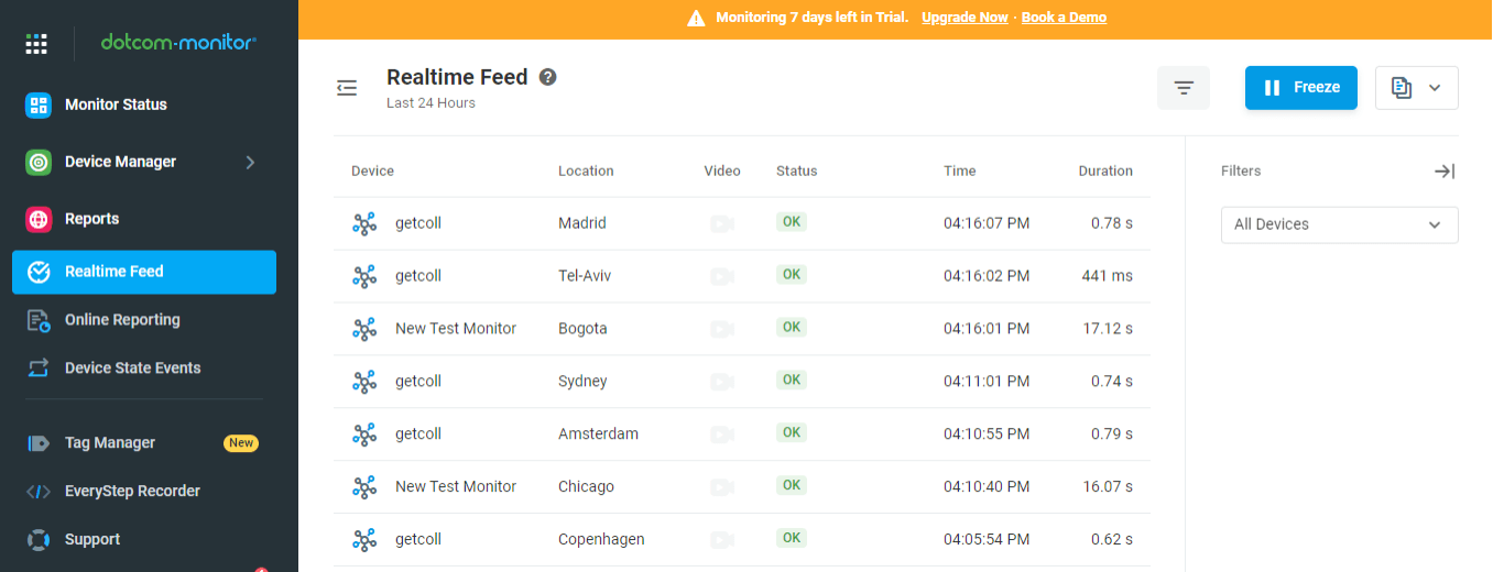 monitoring dotcom-monitor