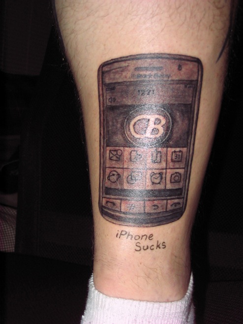 Tatuagem blackberry