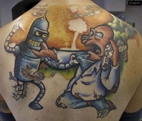 Tatuagem futurama