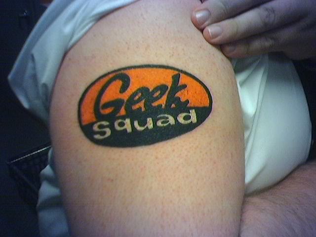 Tatuagem do Esquadrão Geek