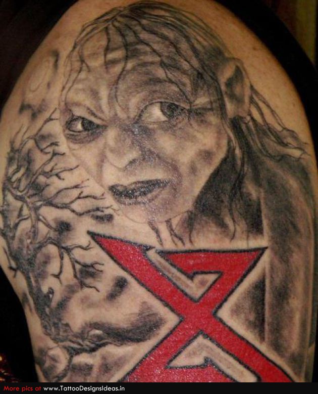 Tatouage de Gollum