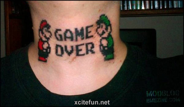 Tatuagem de Mario Luigi