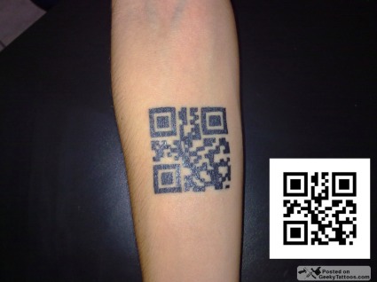 QR Code Web Tatouage