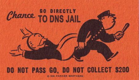 DNS Blacklist Jail